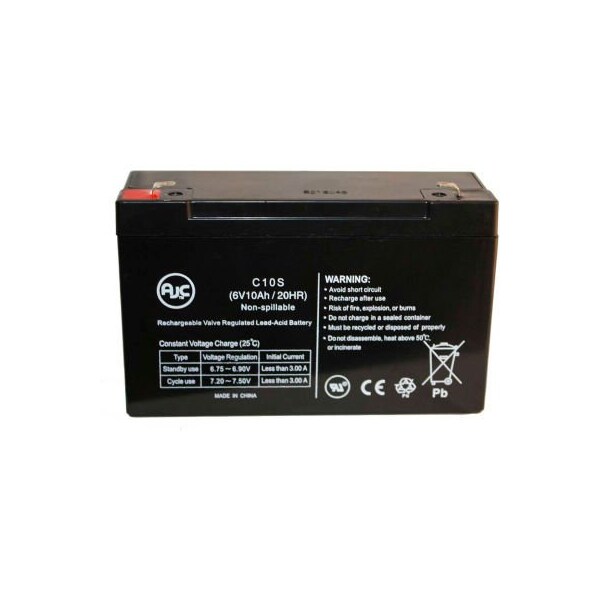 Battery Clerk AJC Sonnenschein 1000010136 6V 10Ah Sealed Lead Acid Battery 1000010136-Sonnenschein-6V-10Ah-SLA - main